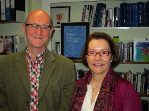 Julie with Professor Tony Charman